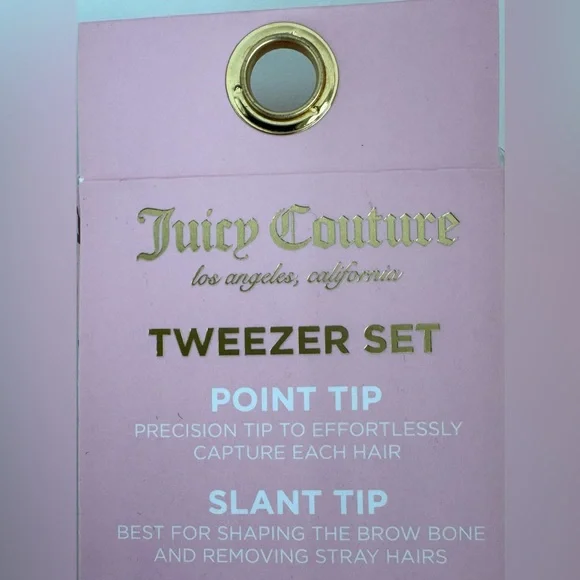 Juicy Couture Pink Tweezer Set - Picture 3 of 4